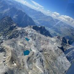 Flugwegposition um 13:46:03: Aufgenommen in der Nähe von Engiadina Bassa/Val Müstair District, Schweiz in 3757 Meter